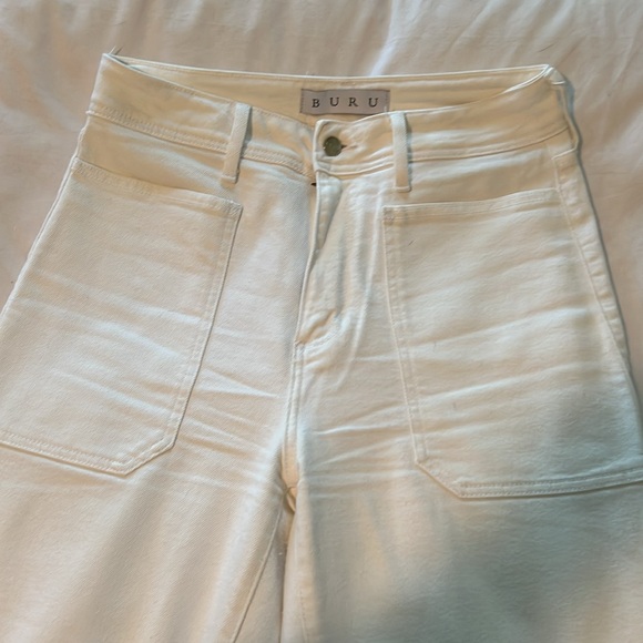 Buru high rise sailor jean in white - Picture 2 of 7
